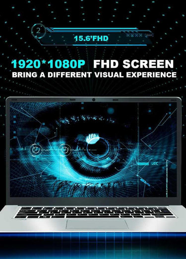 Intel N95 15.6 inch Windows 11 16GRAM+256GB HDMI Notebook Netbook 1920*1080 glass panel Laptop - #𝑼𝑺𝒉𝒐𝒑